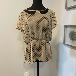 B. Vintage for Anthropologie Peplum Blouse
